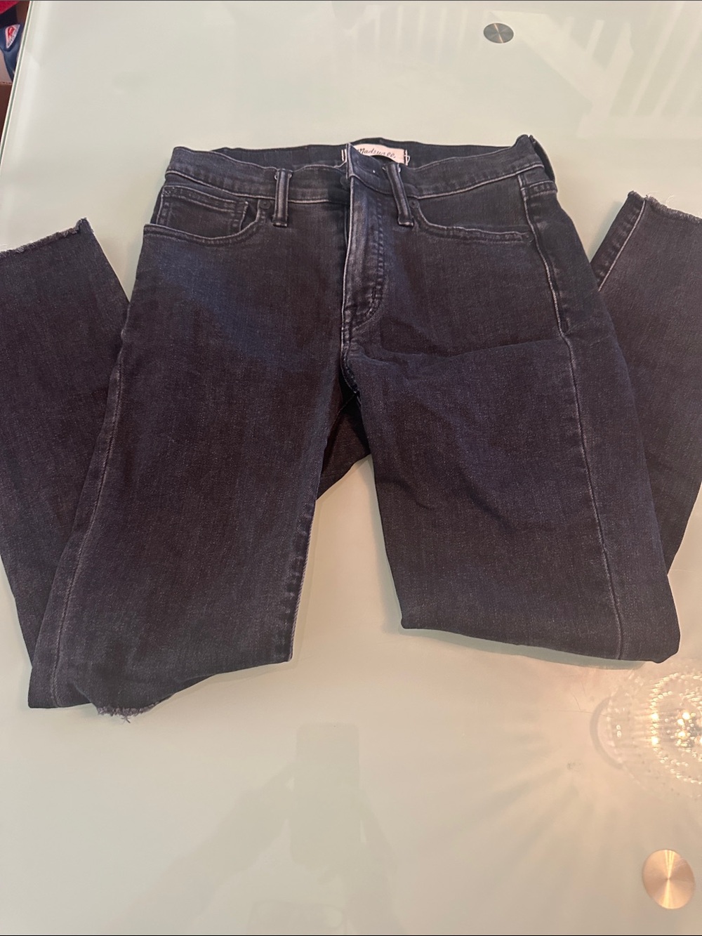 Madewell Men’s Slim Straight Black Jeans